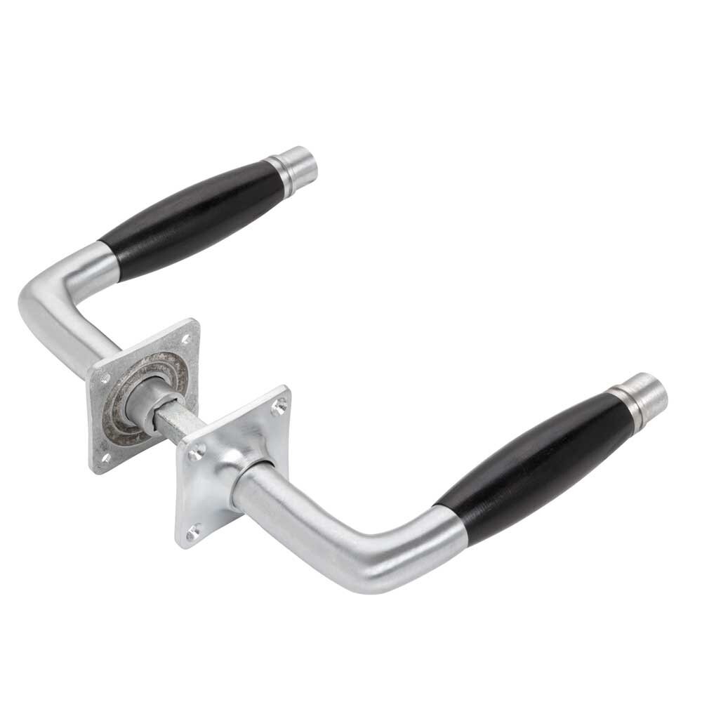 De Oude Deurklink Deurklink - Deco mat nikkel vierkante rozet