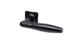 De Oude Deurklink Retro Deurklink Klassiek mat zwart vierkante rozetten