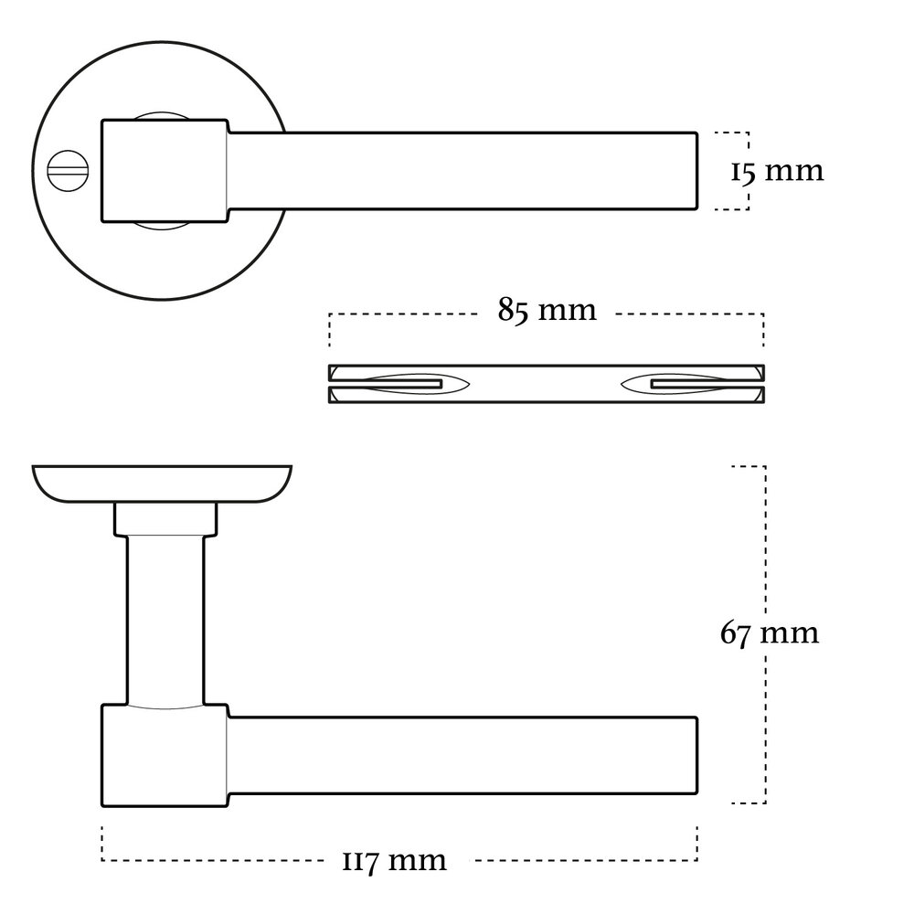 Mooi Deurbeslag Deurklink Fermo