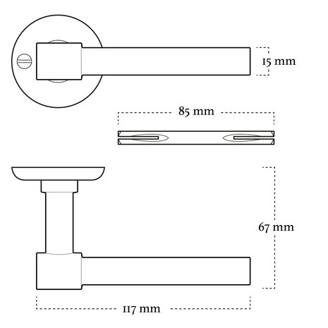 Mooi Deurbeslag Deurklink Fermo