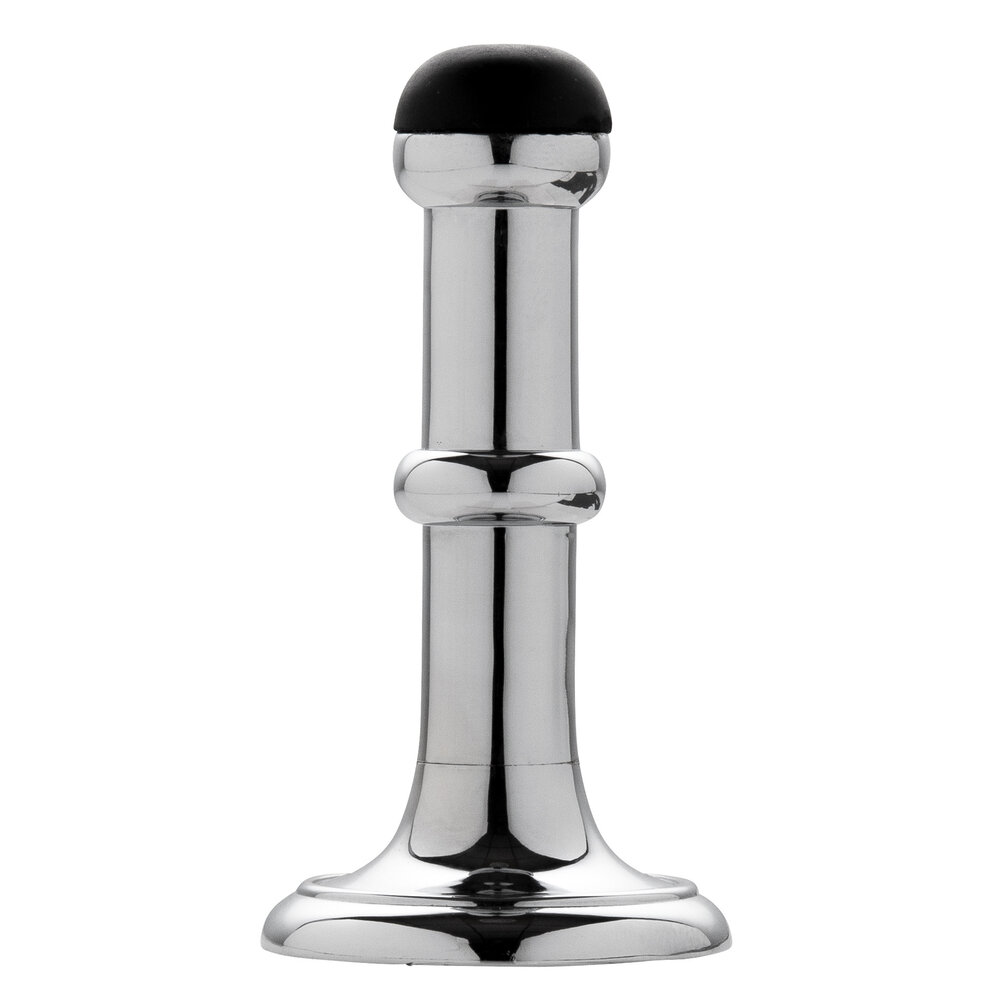 De Oude Deurklink Deurstopper in glanzend nikkel