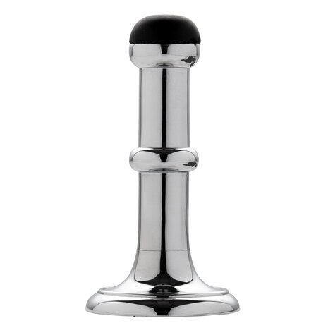 De Oude Deurklink Deurstopper in glanzend nikkel