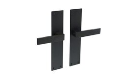 Intersteel Deurklink Amsterdam schild zwart blind Intersteel Deurklink Amsterdam schild zwart blind