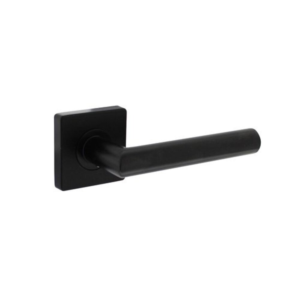 Intersteel Deurklink Bastian op rozet 55x55x10 mm zwart