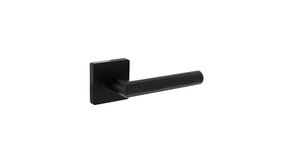 Intersteel Deurklink Bastian op rozet 55x55x10 mm zwart Intersteel Deurklink Bastian op rozet 55x55x10 mm zwart