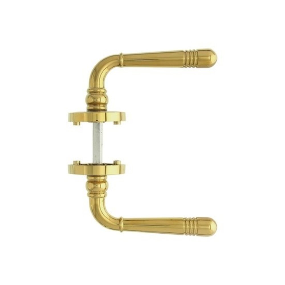 Intersteel Deurklink emily op rozet 55x10 mm messing gelakt