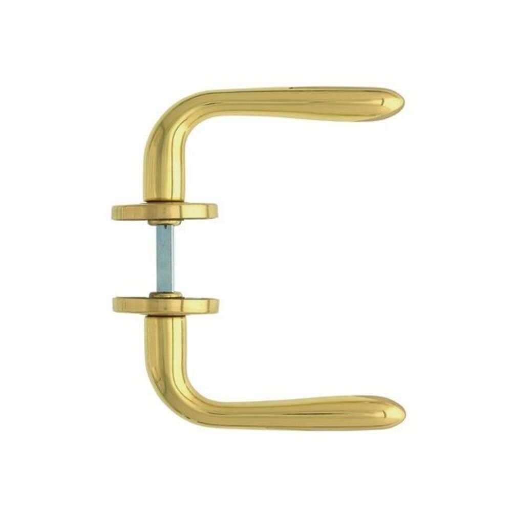 Intersteel Deurklink jupiter op rozet messing gelakt