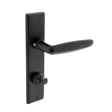 Intersteel Deurklink Sophie schild mat zwart 181x41x7mm wc63/8mm Intersteel Deurklink Sophie schild mat zwart 181x41x7mm wc63/8mm