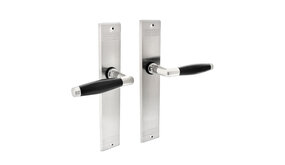 Intersteel Deurklink Ton basic schild mat nikkel blind