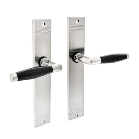 Intersteel Deurklink Ton basic schild mat nikkel blind