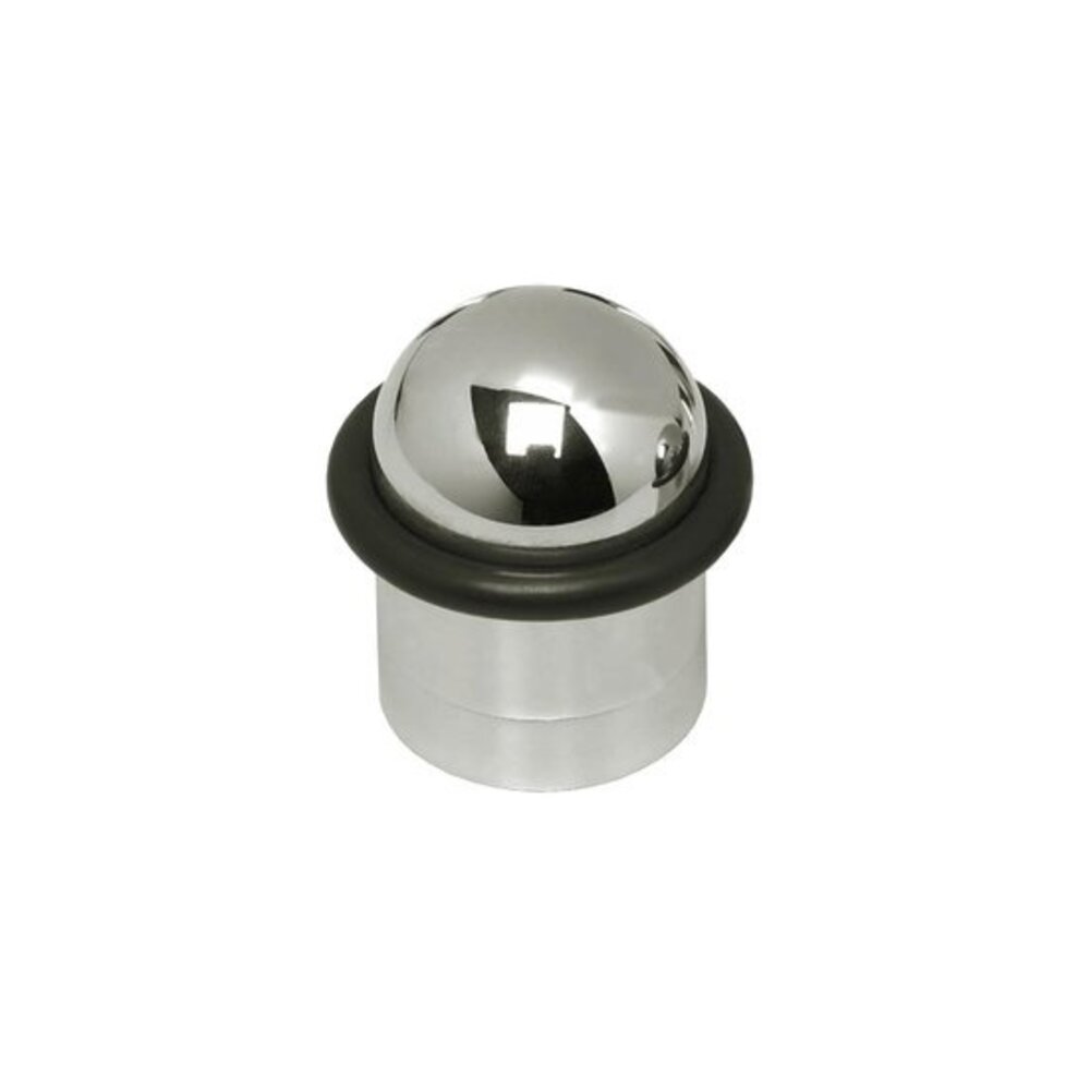 Intersteel Deurstopper rond met ring nikkel Intersteel Deurstopper rond met ring nikkel