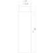 Intersteel Deurstopper rvs zwart voor wandmontage 22x80mm Intersteel Deurstopper rvs zwart voor wandmontage 22x80mm