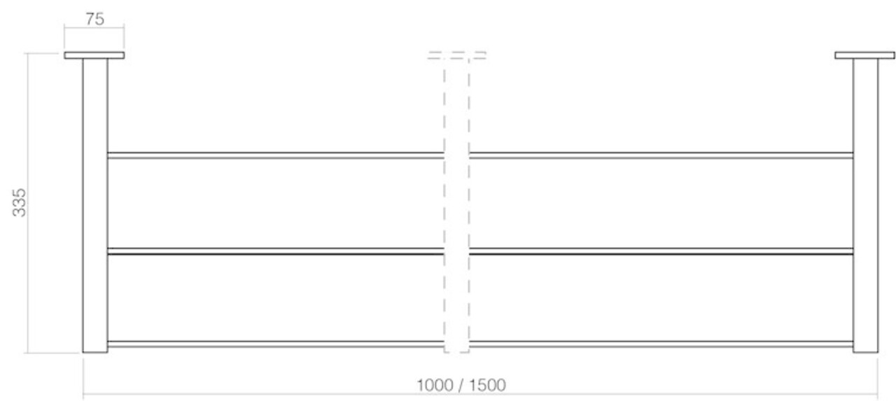 Intersteel Garderoberek rvs geborsteld