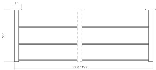 Intersteel Garderoberek rvs geborsteld