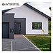 Intersteel Huisnummer 5 xl hoogte 30 cm rvs/mat zwart