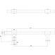 Intersteel Meubelgreep t-vorm recht 216mm geborsteld RVS Intersteel Meubelgreep t-vorm recht 216mm geborsteld RVS