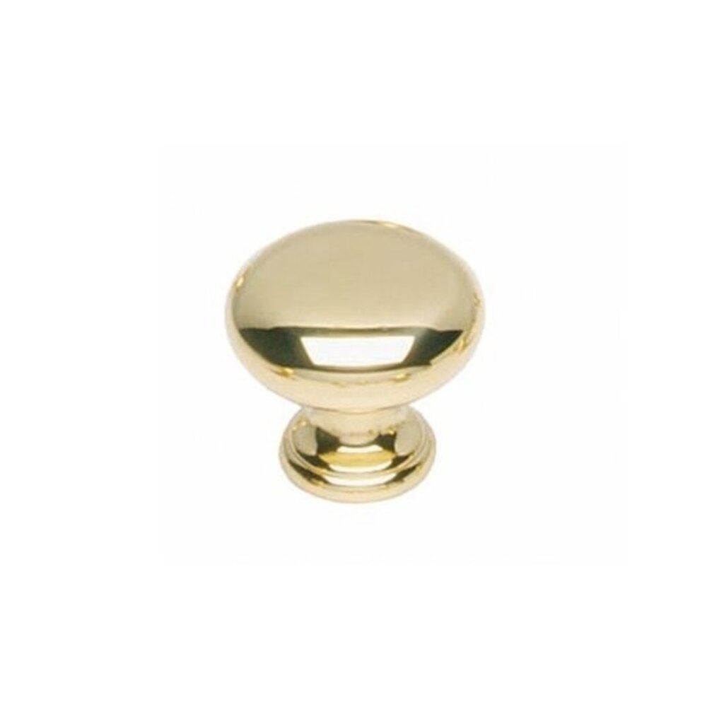 Intersteel Meubelknop paddenstoel 30 mm messing gelakt Intersteel Meubelknop paddenstoel 30 mm messing gelakt