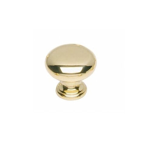 Intersteel Meubelknop paddenstoel 40 mm messing gelakt Intersteel Meubelknop paddenstoel 40 mm messing gelakt