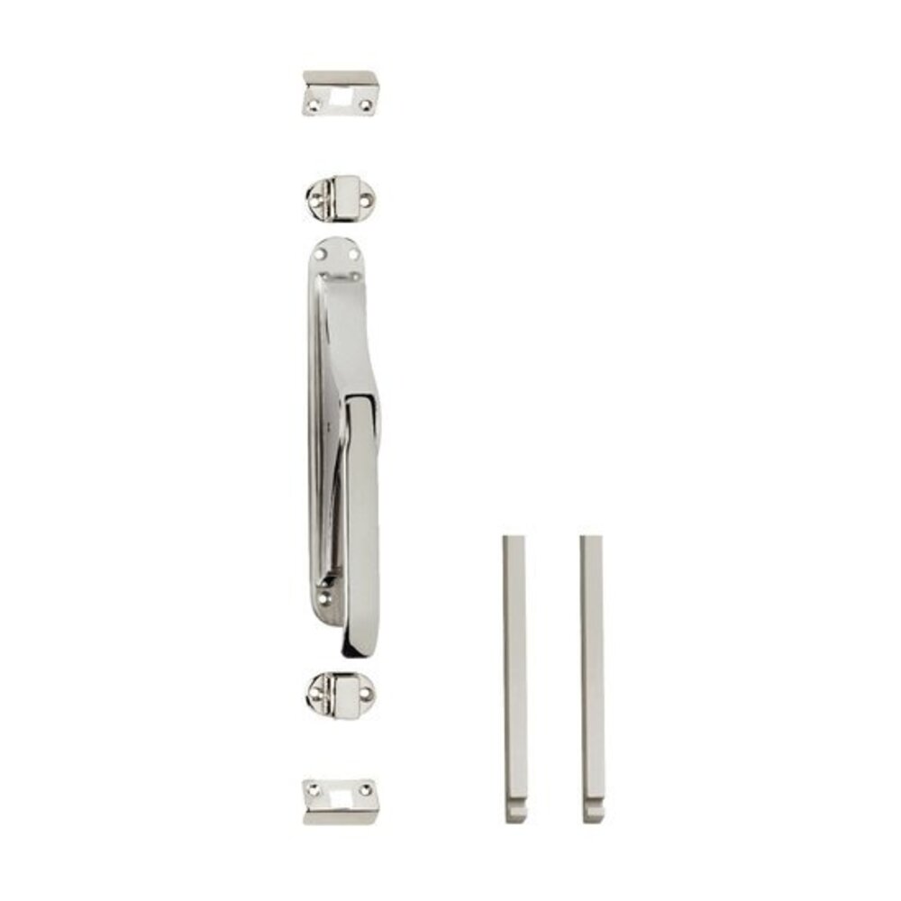 Intersteel Pomp-espagnolet met stangenset 2x 1250 mm vernikkeld Intersteel Pomp-espagnolet met stangenset 2x 1250 mm vernikkeld