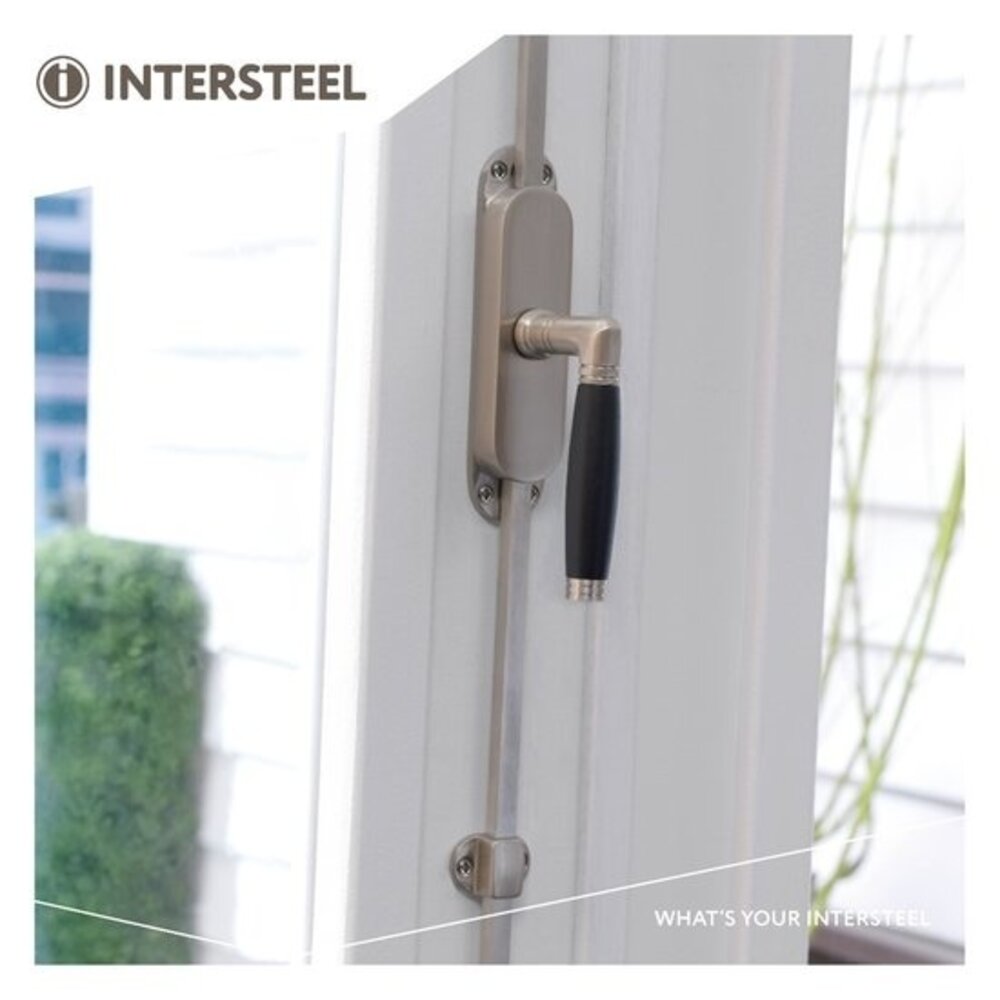 Intersteel Raamespagnolet ton 222 links mat nikkel/ebbenhout