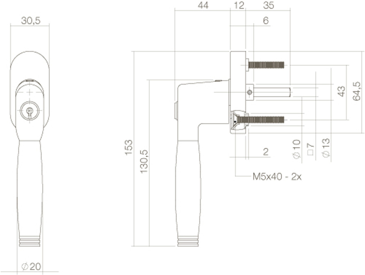 Intersteel Raamsluiting Ton 222 afsluitbaar ovaal rozet chroom/ebbenhout Intersteel Raamsluiting Ton 222 afsluitbaar ovaal rozet chroom/ebbenhout