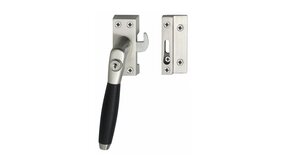 Intersteel Raamsluiting ton 400 afsluitbaar links SKG mat nikkel ebbenhout Intersteel Raamsluiting ton 400 afsluitbaar links SKG mat nikkel ebbenhout