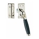 Intersteel Raamsluiting met slot skg1 rechts nikkel ton 222 ebbenhout
