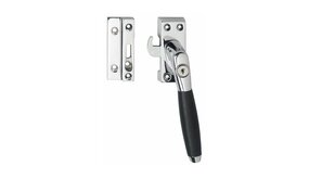 Intersteel Raamsluiting met slot skg1 rechts ton 400 chroom met ebbenhout Intersteel Raamsluiting met slot skg1 rechts ton 400 chroom met ebbenhout