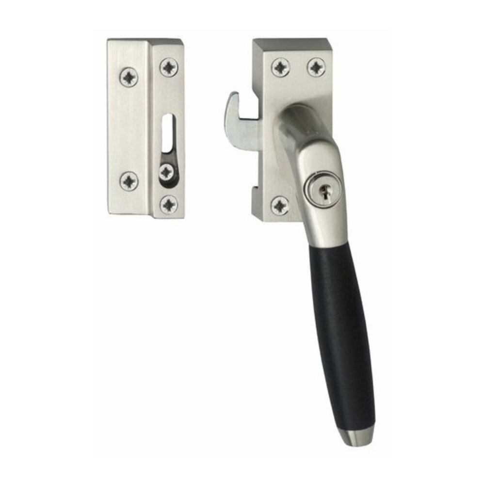 Intersteel Raamsluiting ton 400 afsluitbaar rechts SKG mat nikkel ebbenhout Intersteel Raamsluiting ton 400 afsluitbaar rechts SKG mat nikkel ebbenhout