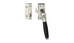 Intersteel Raamsluiting ton 400 afsluitbaar rechts SKG mat nikkel ebbenhout Intersteel Raamsluiting ton 400 afsluitbaar rechts SKG mat nikkel ebbenhout