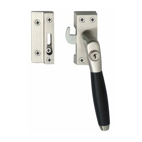 Intersteel Raamsluiting ton 400 afsluitbaar rechts SKG mat nikkel ebbenhout Intersteel Raamsluiting ton 400 afsluitbaar rechts SKG mat nikkel ebbenhout