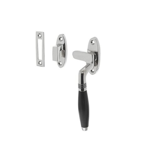 Intersteel Raamsluiting Ton rechts chroom / ebbenhout Intersteel Raamsluiting Ton rechts chroom / ebbenhout