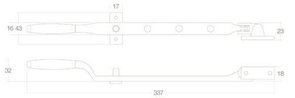 Intersteel Raamuitzetter mat nikkel Intersteel Raamuitzetter mat nikkel