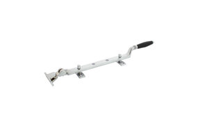 Intersteel Raamuitzetter ton met stelpennen chroom mat / ebbenhout