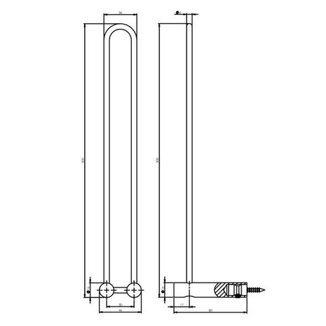 Intersteel Reserve toiletrolhouder geborsteld rvs