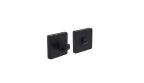 Intersteel WC-Slot draaiknop vierkant verdekt mat zwart Intersteel WC-Slot draaiknop vierkant verdekt mat zwart