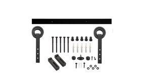 Intersteel Schuifdeursysteem modern mat zwart Intersteel Schuifdeursysteem modern mat zwart