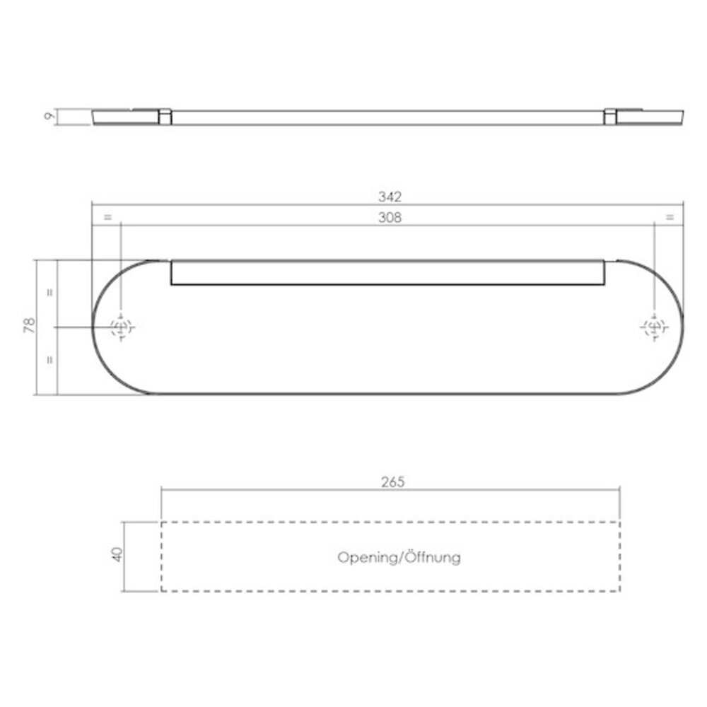 Intersteel Tochtwering messing gelakt Intersteel Tochtwering messing gelakt