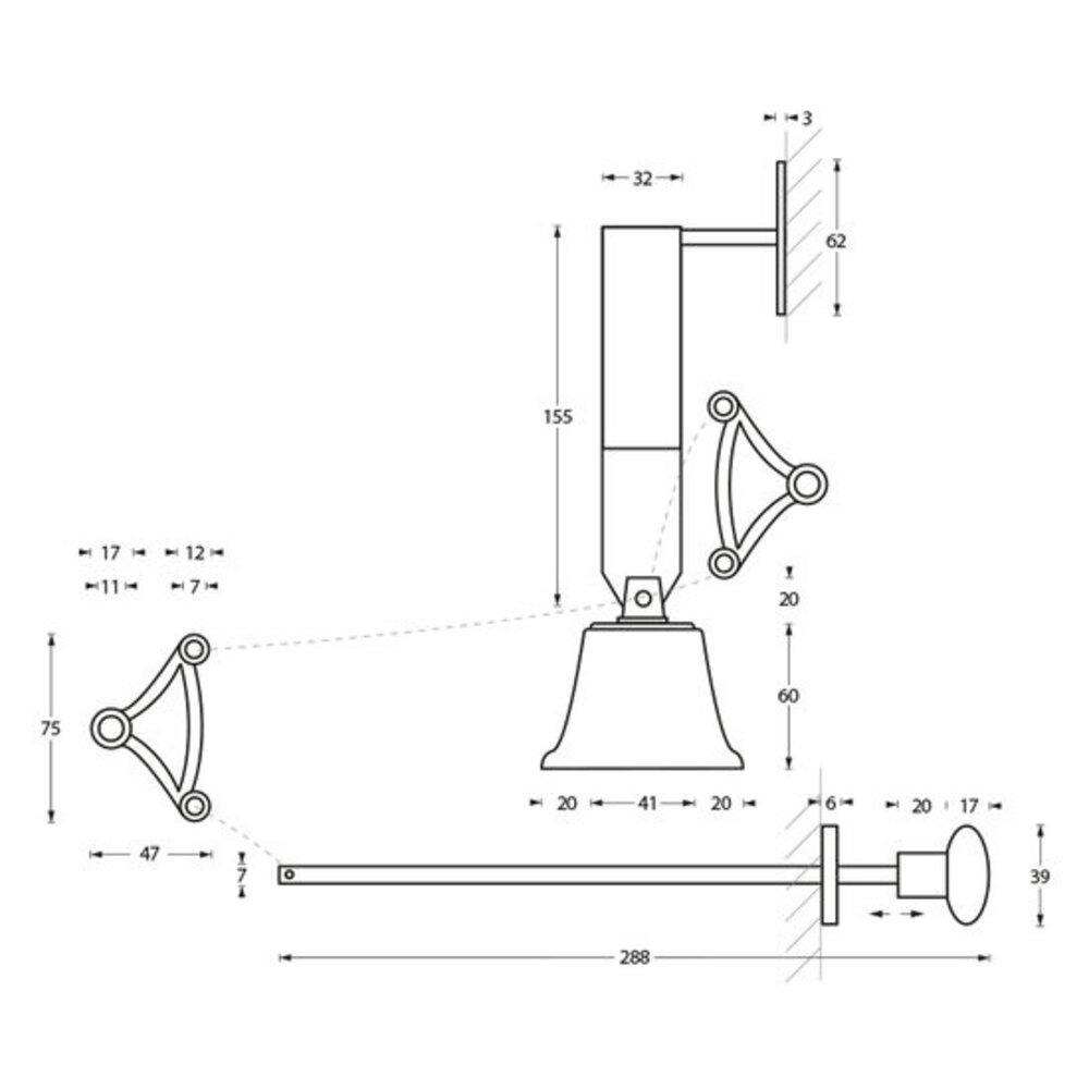 Intersteel Trekbel mat zwart Intersteel Trekbel mat zwart