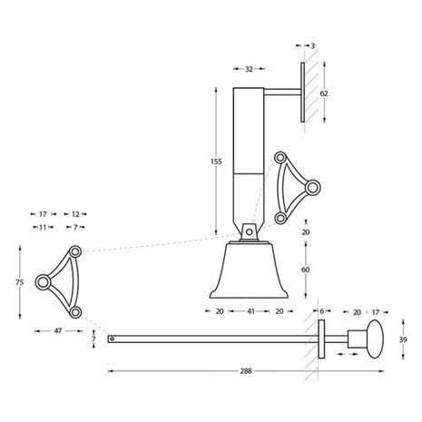 Intersteel Trekbel mat zwart Intersteel Trekbel mat zwart