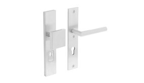 Intersteel Veiligheidsbeslag skg3 met kerntrekbeveiliging profielcilindergat 72 mm voordeurbeslag geborsteld rvs Intersteel Veiligheidsbeslag skg3 met kerntrekbeveiliging profielcilindergat 72 mm voordeurbeslag geborsteld rvs