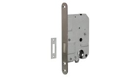 Dulimex Woningbouw cilinder kastslot geborsteld rvs 55 mm Dulimex Woningbouw cilinder kastslot geborsteld rvs 55 mm