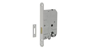 Dulimex Woningbouw cilinder kastslot wit 55 mm Dulimex Woningbouw cilinder kastslot wit 55 mm