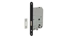 Dulimex Woningbouw cilinder kastslot zwart 55 mm Dulimex Woningbouw cilinder kastslot zwart 55 mm