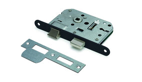Dulimex Woningbouw klavier dag- en nachtslot zwart 55 mm Dulimex Woningbouw klavier dag- en nachtslot zwart 55 mm