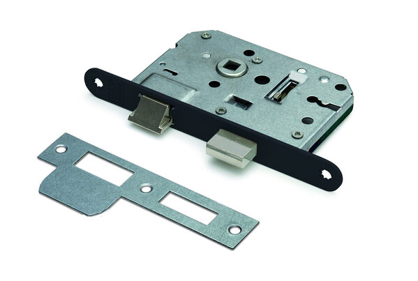 Dulimex Woningbouw klavier dag- en nachtslot zwart 55 mm Dulimex Woningbouw klavier dag- en nachtslot zwart 55 mm
