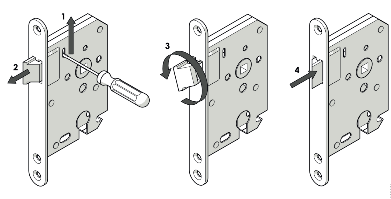 Dulimex Woningbouw loopslot zwart Dulimex Woningbouw loopslot zwart