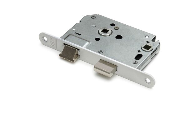 Dulimex Woningbouw toilet-/badkamerslot wit 63/8 mm Dulimex Woningbouw toilet-/badkamerslot wit 63/8 mm