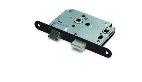 Dulimex Woningbouw toilet-/badkamerslot zwart 63/8 mm Dulimex Woningbouw toilet-/badkamerslot zwart 63/8 mm