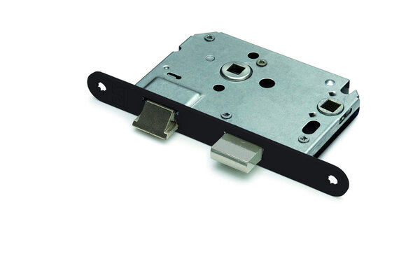 Dulimex Woningbouw toilet-/badkamerslot zwart 63/8 mm Dulimex Woningbouw toilet-/badkamerslot zwart 63/8 mm